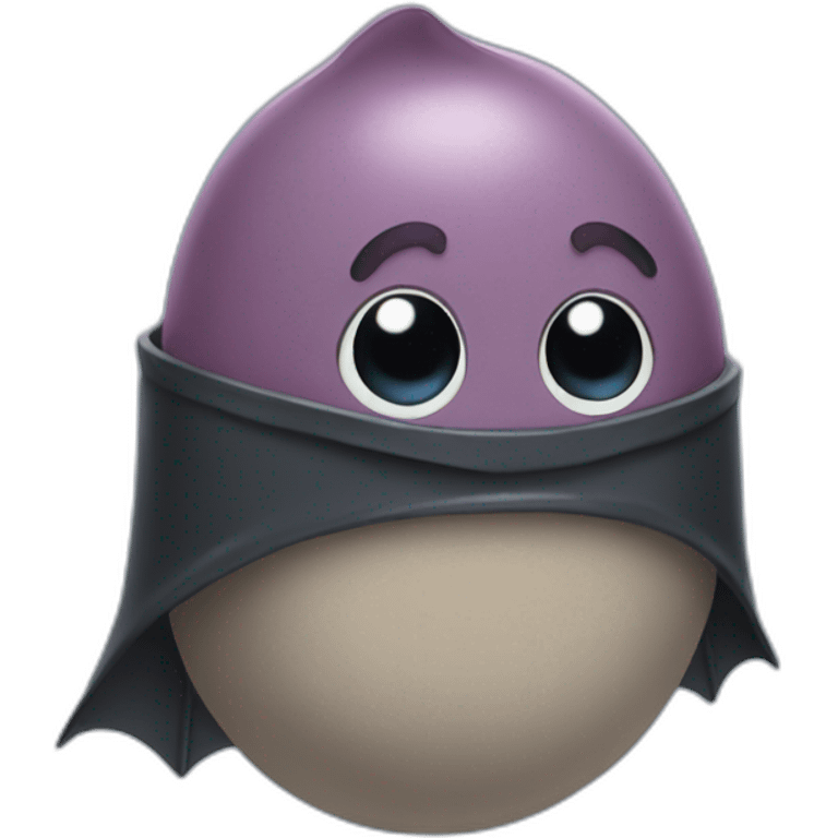 Blub with a batman cape emoji