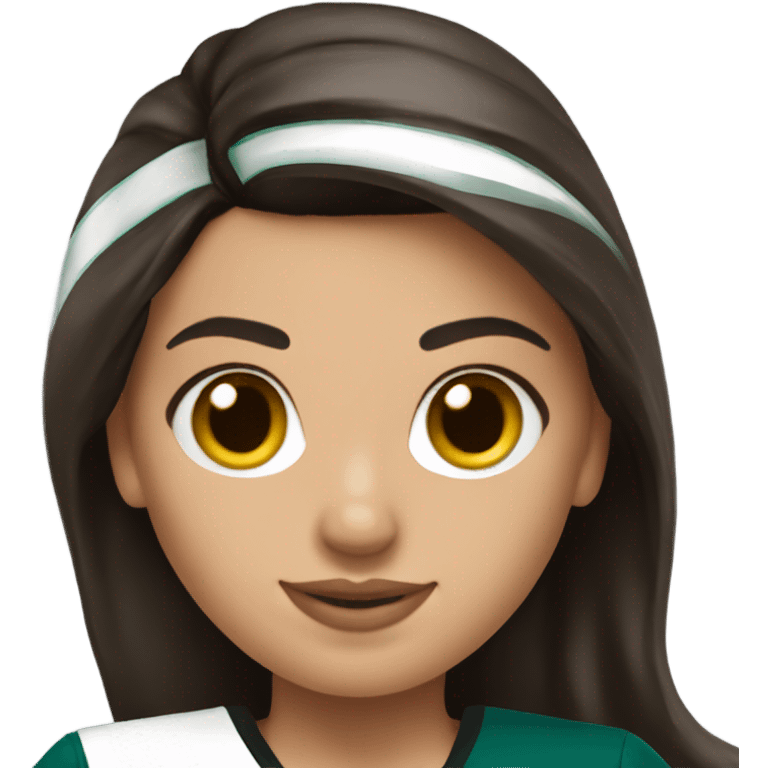 Philadelphia Eagles cheerleader brunette  emoji