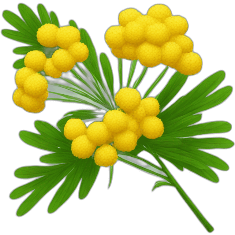 mimosa FLOWER emoji