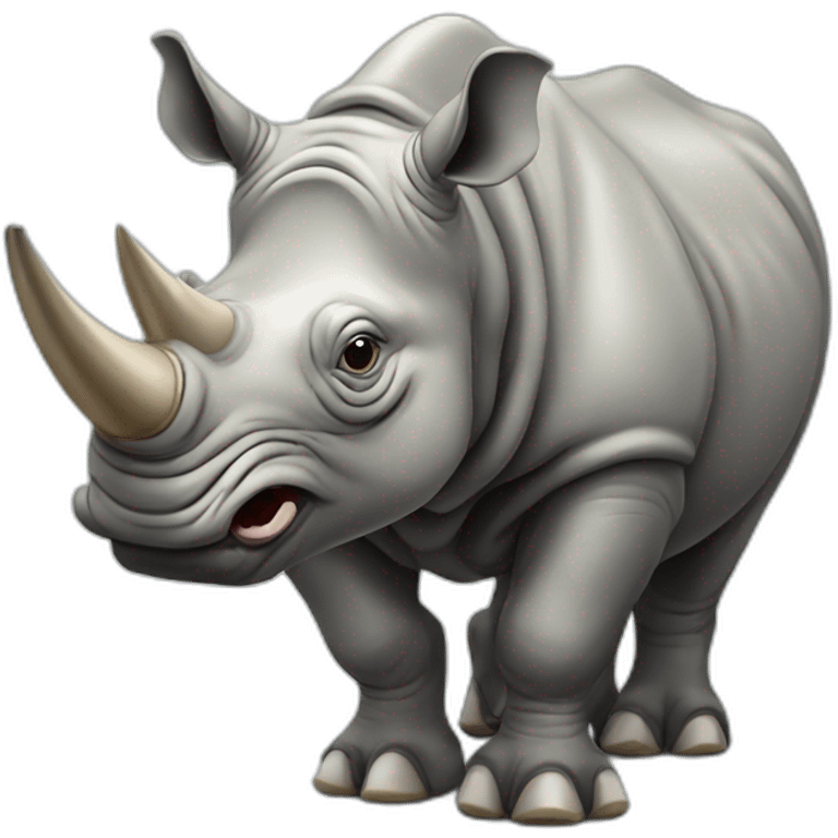 Hungry Rhinoceros emoji