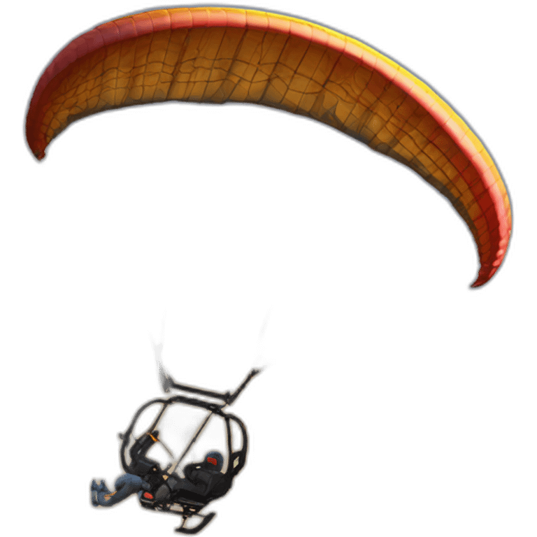 paramotor in flight emoji