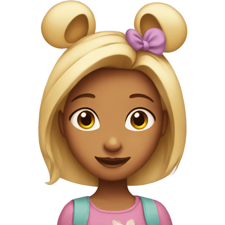 Girl with Disney ears  emoji