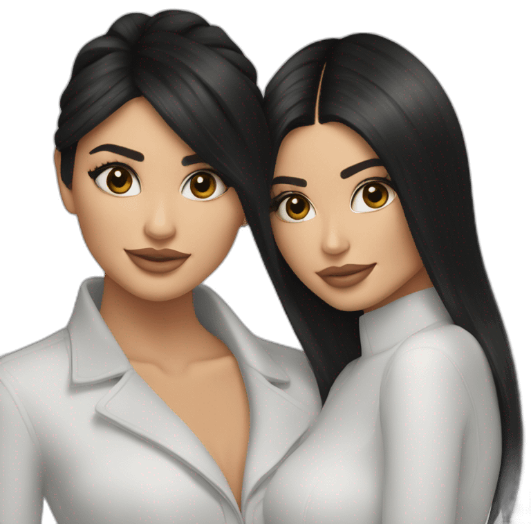 kendal jenner with kylie jenner emoji