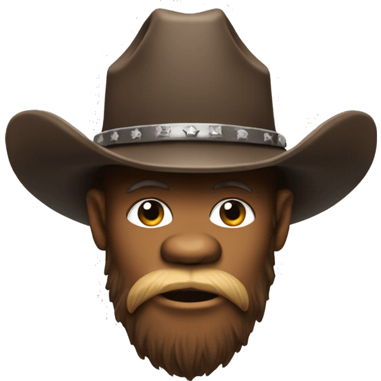 Big foot with cowboy hat emoji