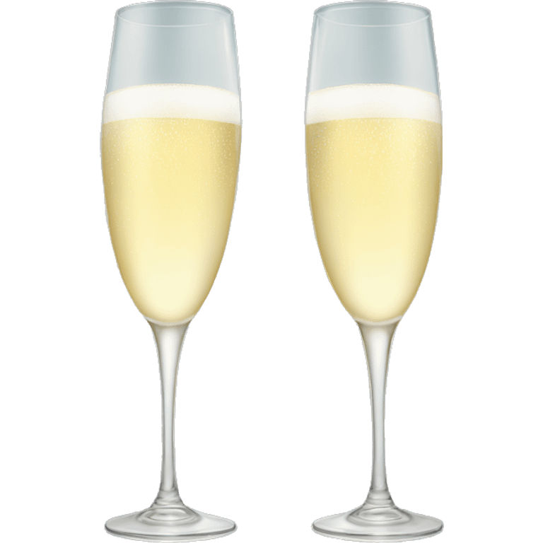 two champagne glasses  emoji