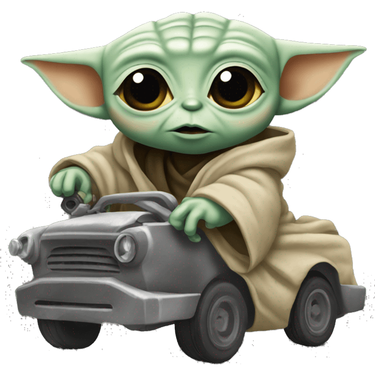 baby yoda car reparing emoji