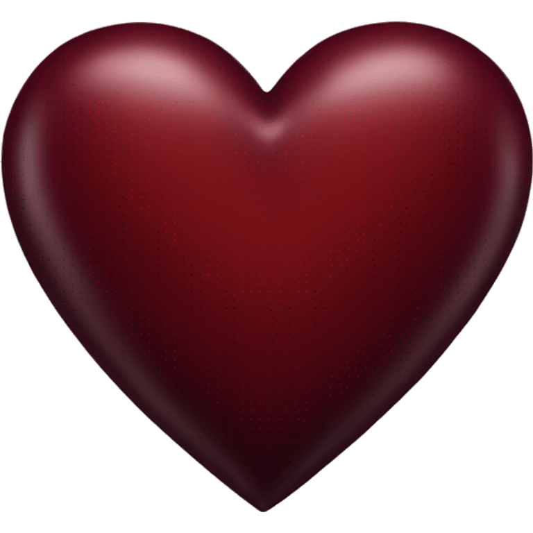 Dark red heart emoji