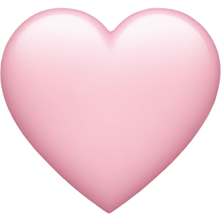 pastel pink heart emoji