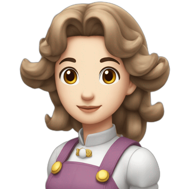 Waifu qui boit mario emoji