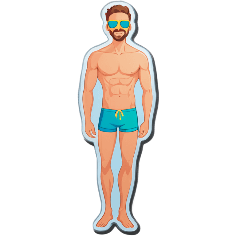 Man in swimsuit  emoji