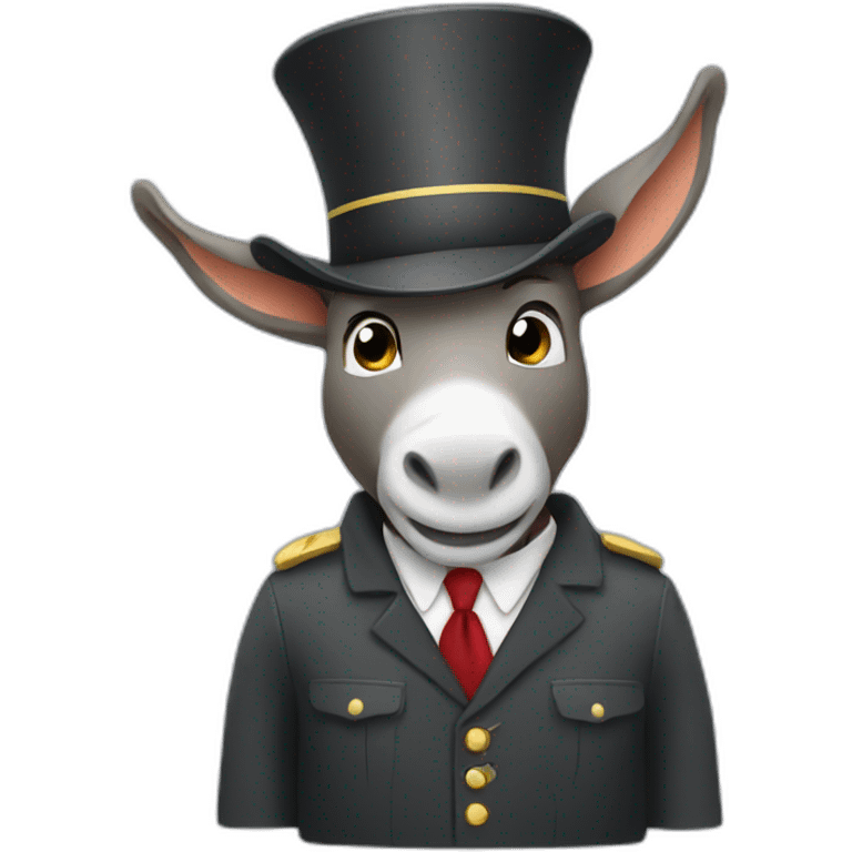 donkey conductor emoji