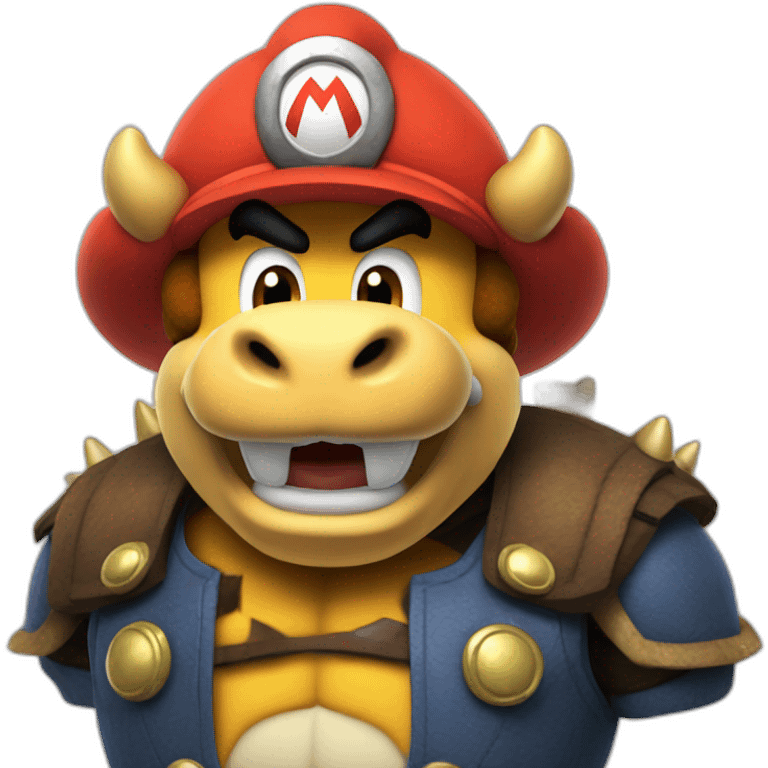 Mario als bowser emoji