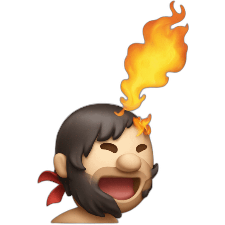 fire breather emoji