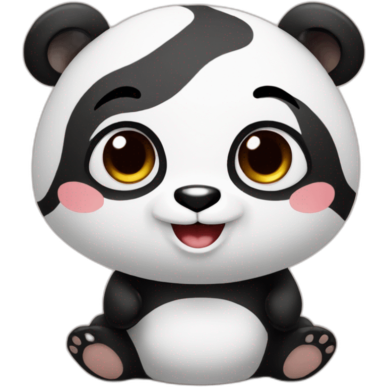 Panda good morning  emoji