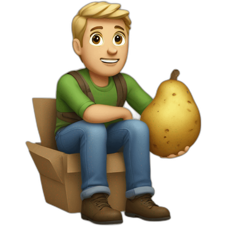 Father and potato support emoji