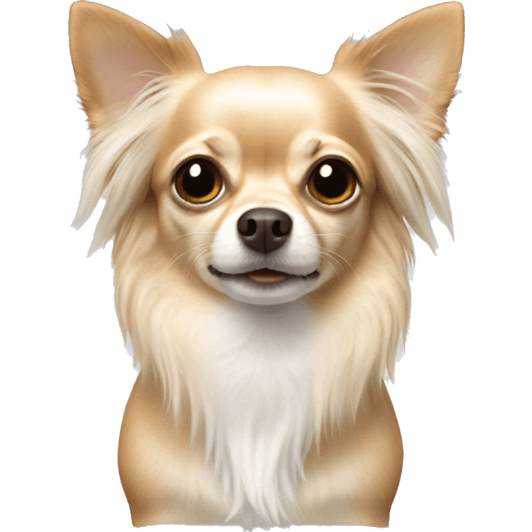 long-hair-chihuahua white hair emoji