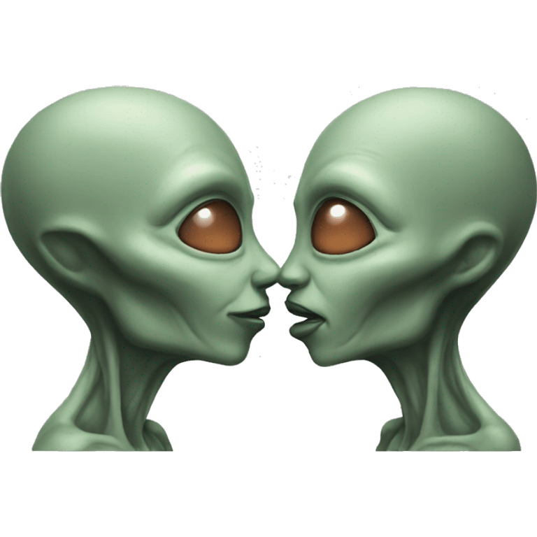 alien kiss emoji