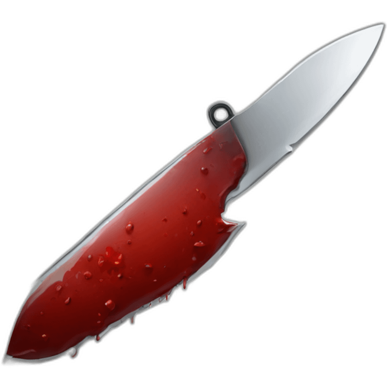 knife with blood emoji