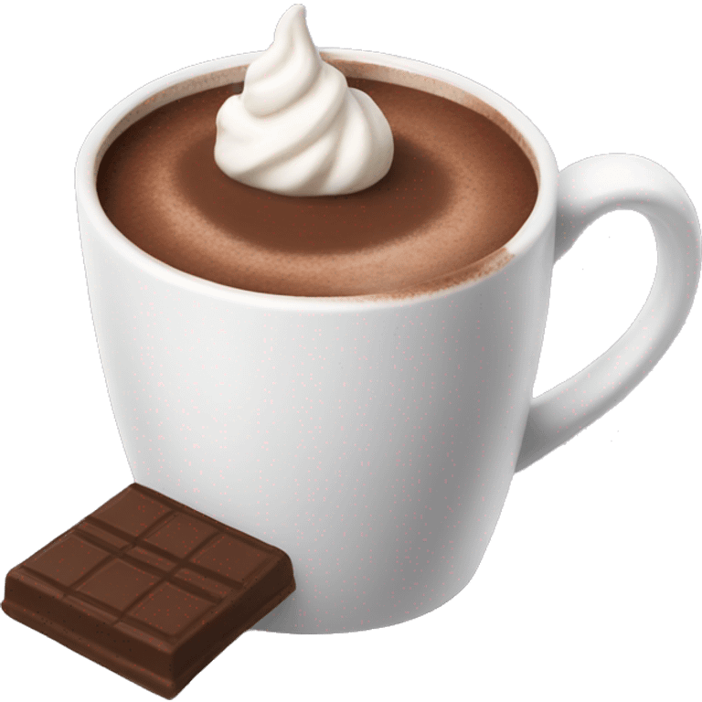 Hot chocolate emoji