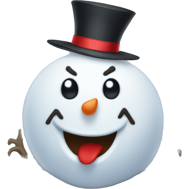 Satan Snowman emoji