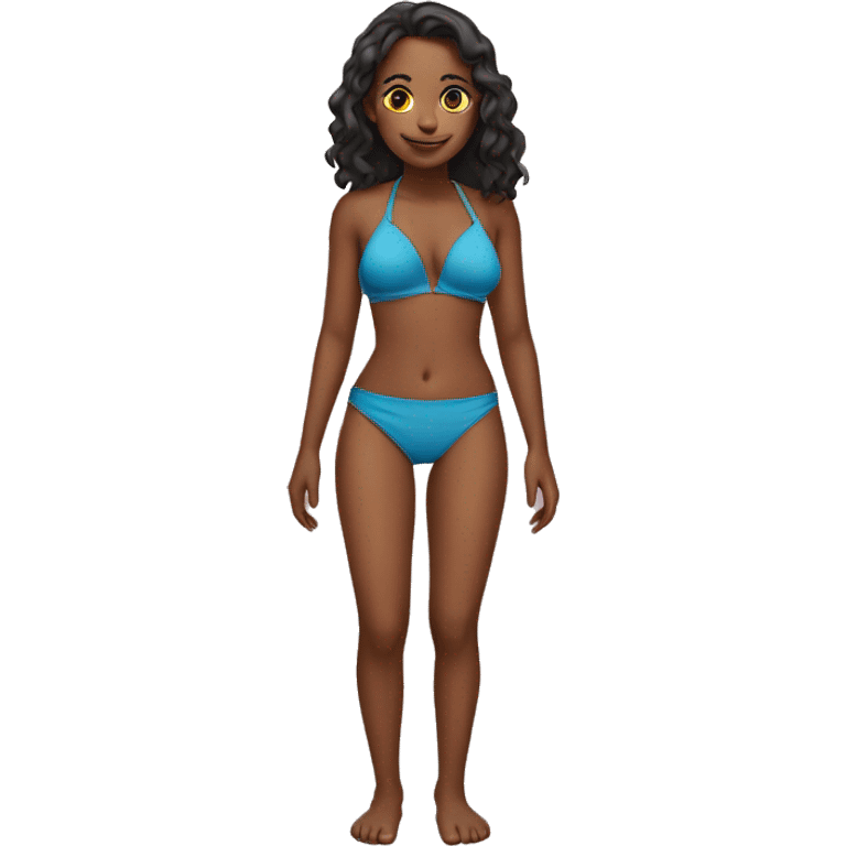 a girl wearing bikini emoji