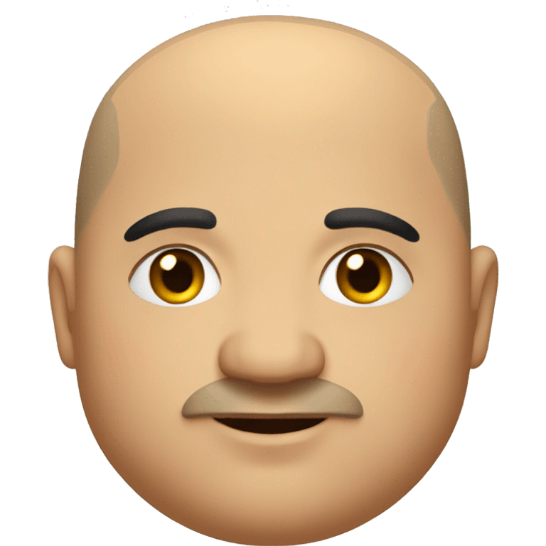 Fat bald Romani person named David Boss emoji