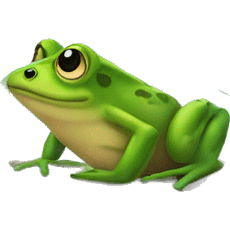 frog in an fishtank emoji