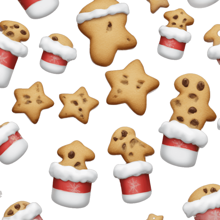 A can of Christmas cookies emoji