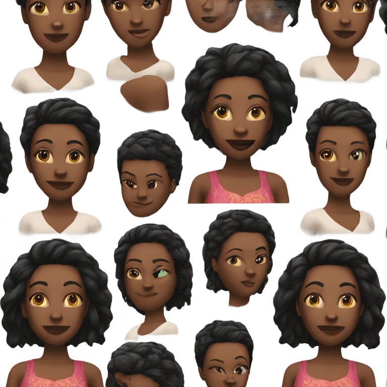 Sims black woman emoji