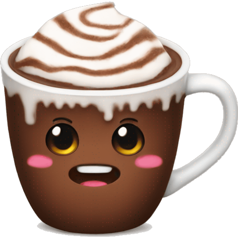 Cute hot chocolate  emoji