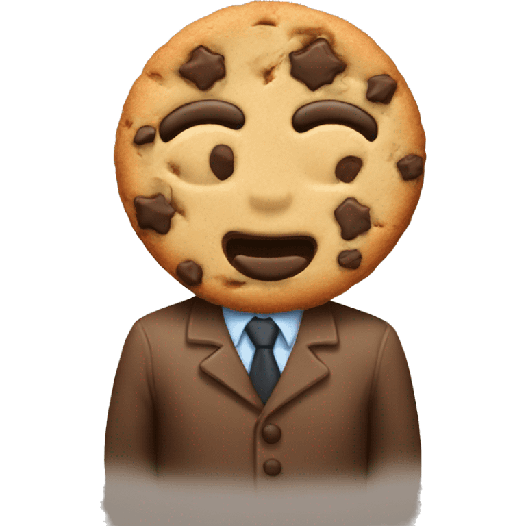 Cookie man emoji