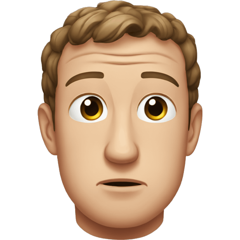 mark zuckerberg sad emoji