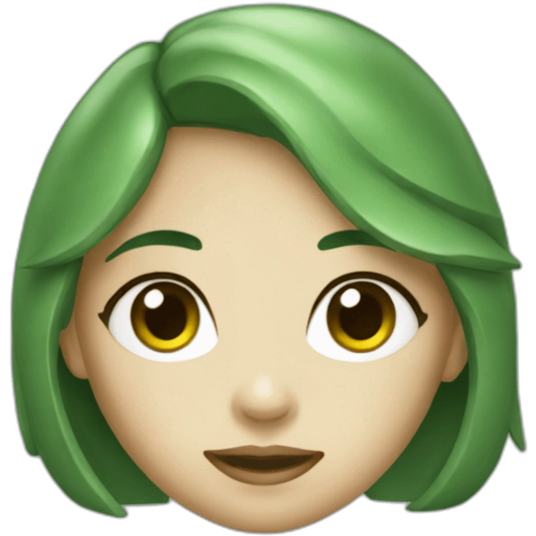 Jade girl stone emoji