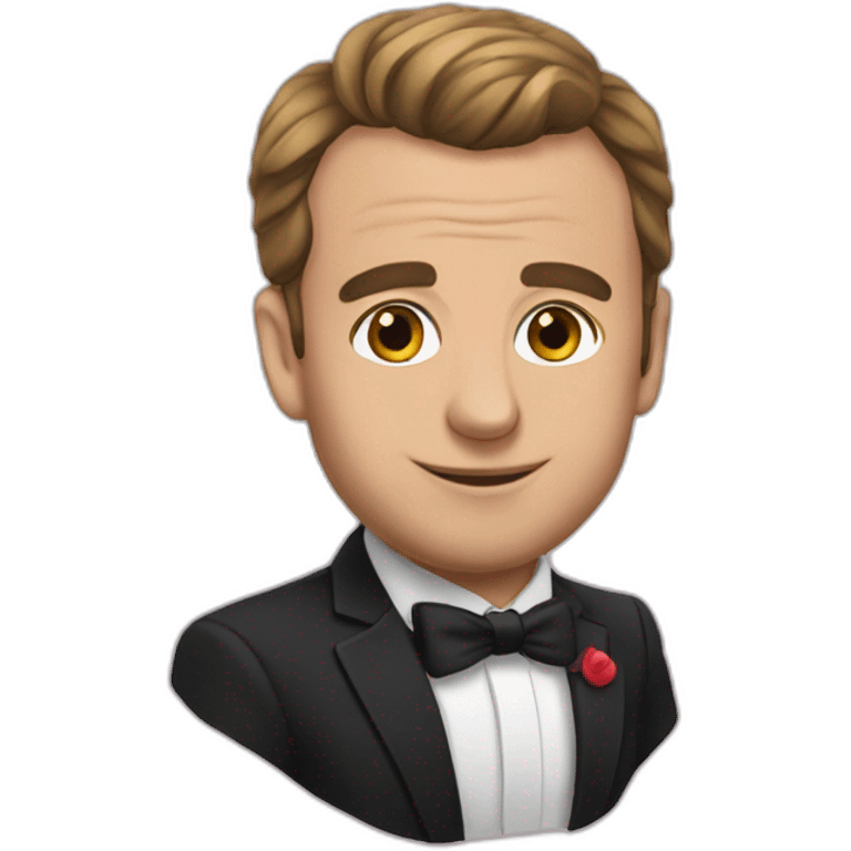 macron in love emoji