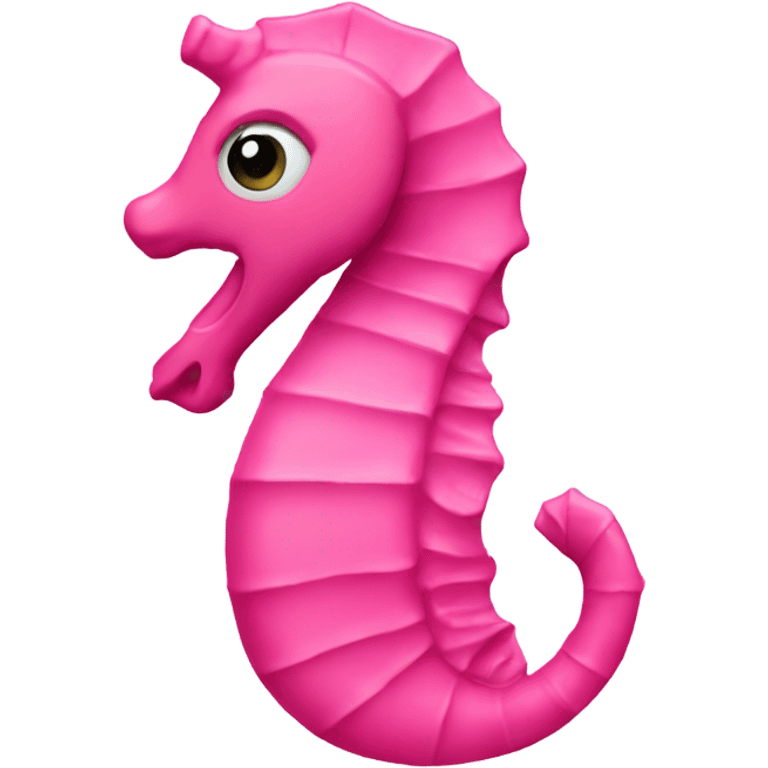 Pink seahorse emoji emoji