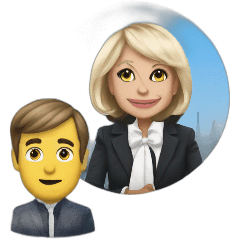 Macron sur brigitte macron emoji