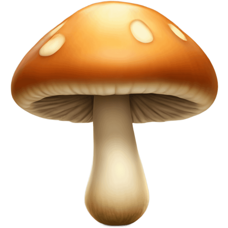 Mushroom with smiley face, legs and arms emoji