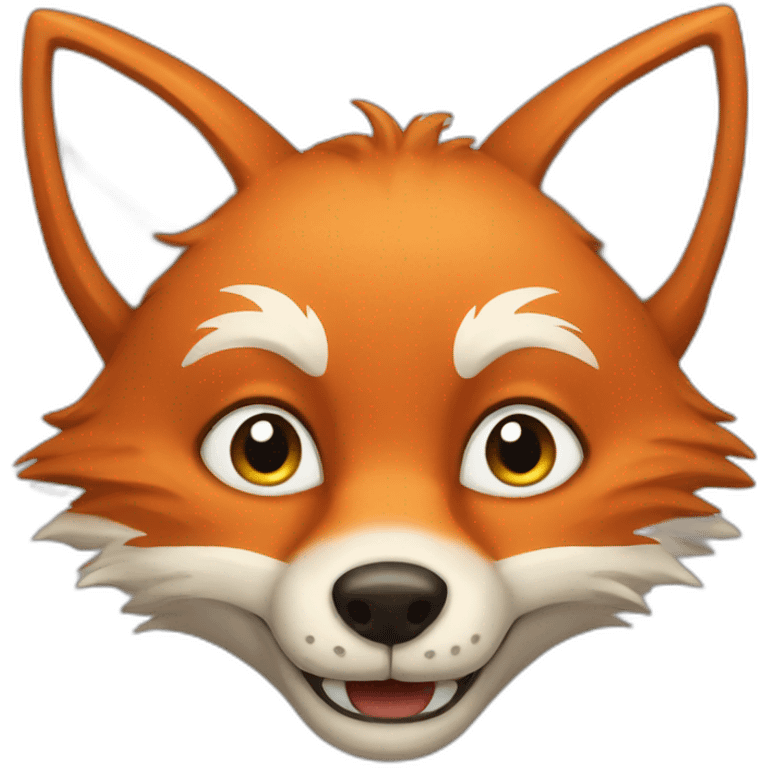 Crazy fox emoji