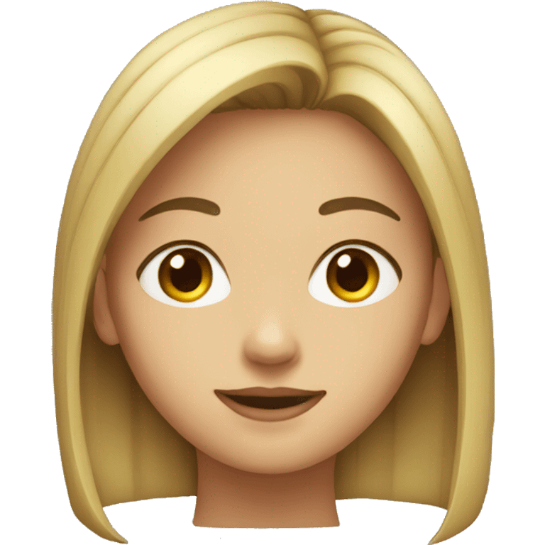 girl head emoji