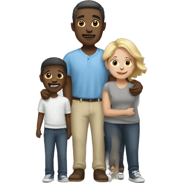 White family emoji