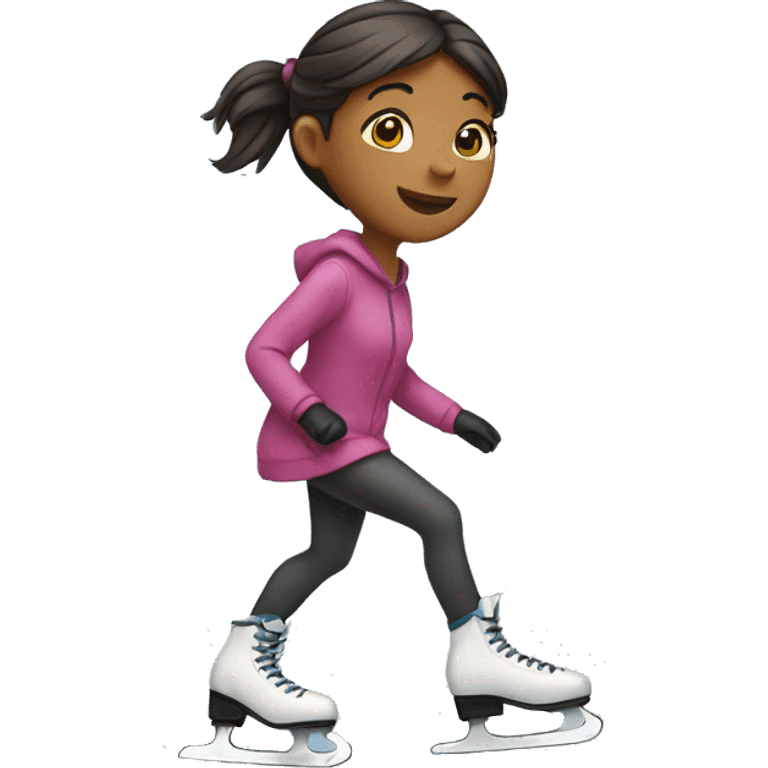 girl ice skating emoji