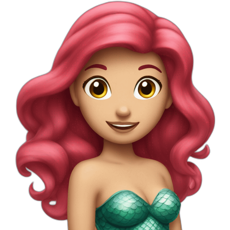 Ariel the mermaid emoji