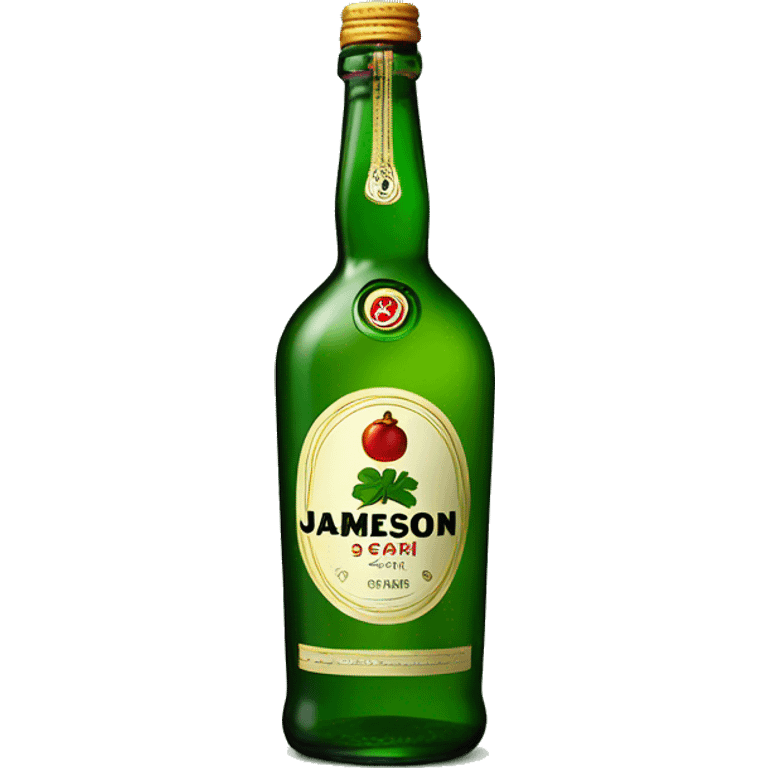 Jameson green bottle emoji