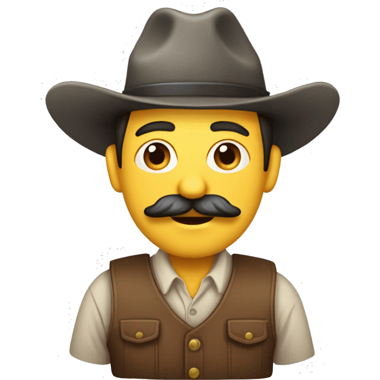 Agricultor con bigote y zanahoria emoji