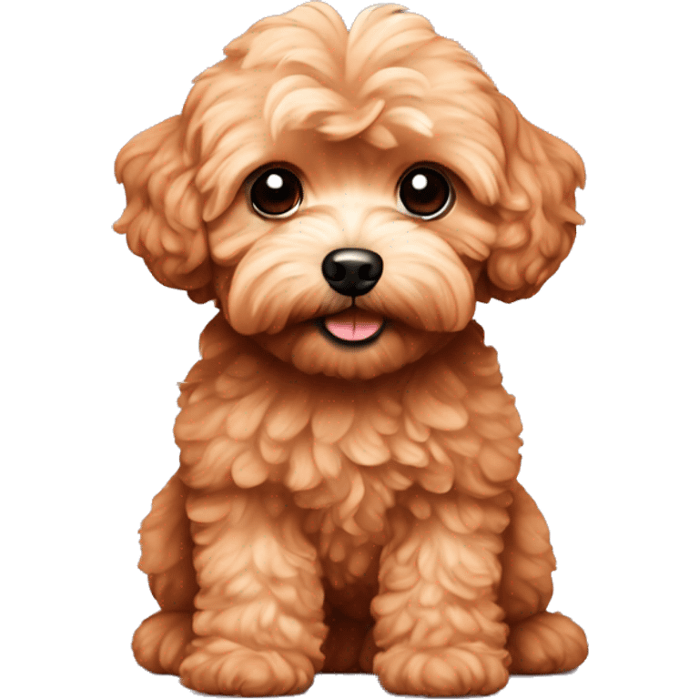 Red maltipoo emoji