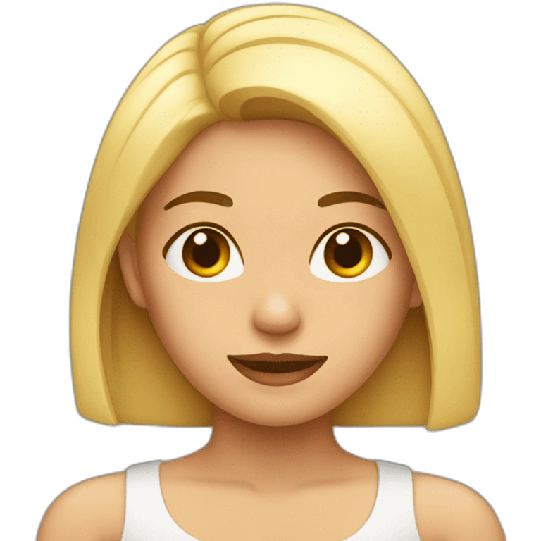 Femme sans avant bras droit emoji