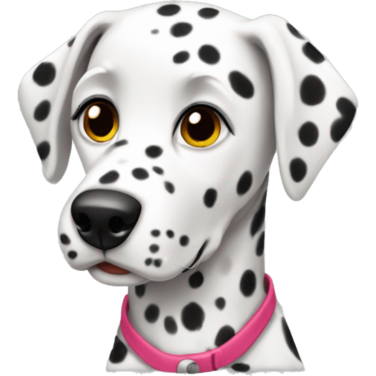 Dalmatian female emoji