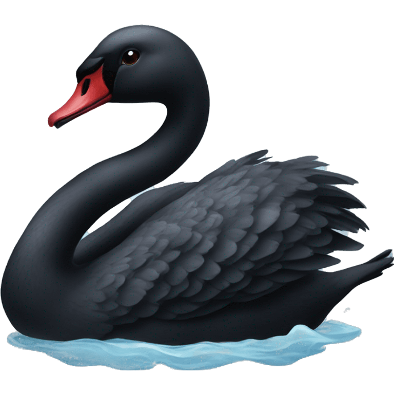 Black swan  water emoji