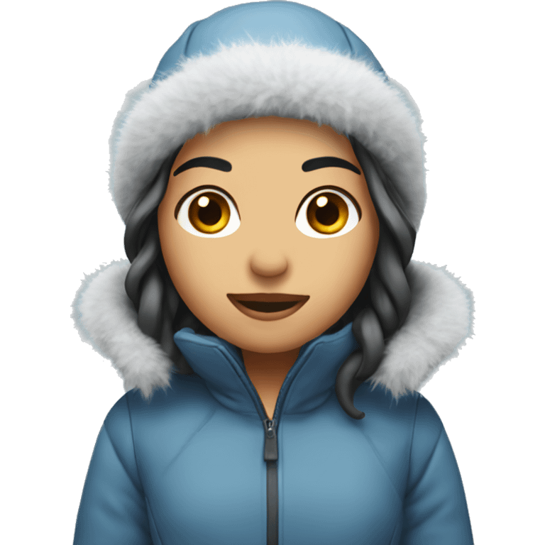 Rosa winter emoji emoji