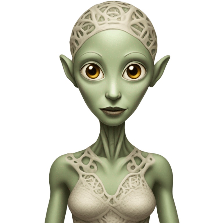 a alien woman full body emoji